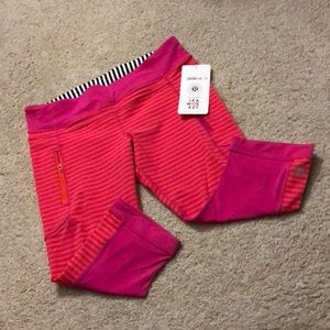 Seawheeze Passion Crop II Magenta Stripe Size 10